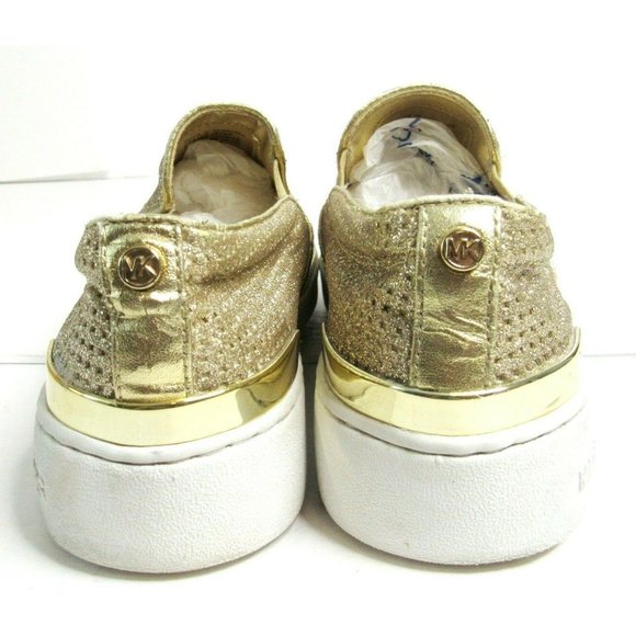 MICHAEL by MICHAEL KORS Gold Mesh Deck/Shoes 6.5 - Picture 7 of 9